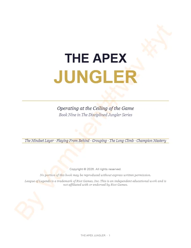 The Apex Jungler cover