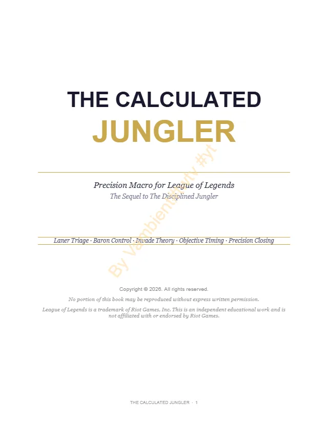 The Calculated Jungler cover