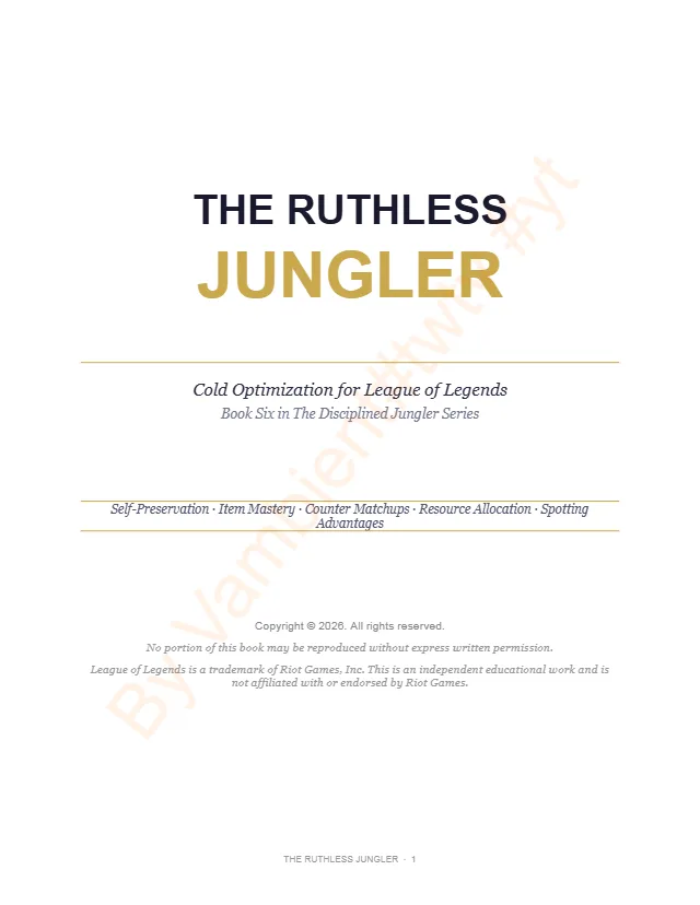 The Ruthless Jungler cover
