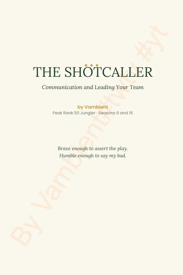 The Shotcaller cover
