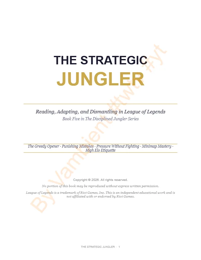 The Strategic Jungler cover